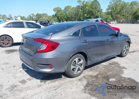 2020 Honda Civic Lx из США, поврежденный, VIN 2HGFC2F69LH588815